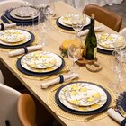 Prato Raso Copa E Cia Aquarelle Em Cerâmica - Siciliano Coup