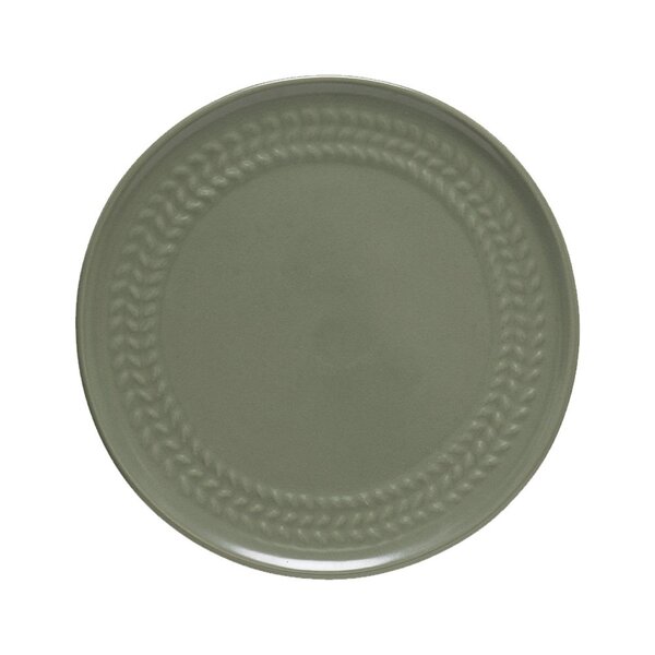 Prato Raso Copa E Cia Tramato Em Cerâmica - Sálvia