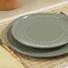 Prato Raso Copa E Cia Tramato Em Cerâmica - Sálvia