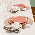 Prato Raso Copa E Cia Vivant Em Cerâmica - Rosê