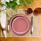 Prato Raso Copa E Cia Vivant Em Cerâmica - Rosê
