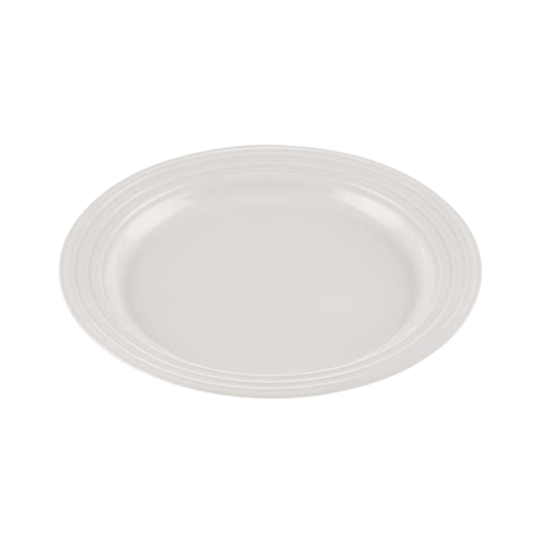 Prato Raso De Cerâmica 22 Cm Branco Le Creuset