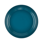 Prato Raso De Cerâmica 22 Cm Deep Teal Le Creuset