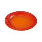 Prato Raso De Cerâmica 22 Cm Laranja Le Creuset