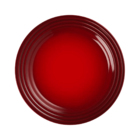 Prato Raso De Cerâmica 22 Cm Vermelho Le Creuset