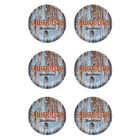 Prato Raso De Cerâmica 26 Cm Estampa Donna Churrasco 6 Unidad