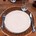 Prato Raso De Cerâmica 26 Cm Unni Brisa Oxford