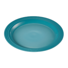 Prato Raso De Cerâmica 27 Cm Azul Caribe Le Creuset