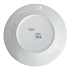 Prato Raso De Cerâmica Estampa Donna Chá Das 5 26cm 12 Unidad