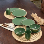 Prato Raso De Cerâmica Mesa Posta Vivant Color Home 27cm Avul