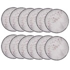 Prato Raso De Porcelana Decorada Floralis 25cm 12un - Tramont