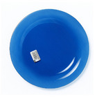 Prato Raso De Vidro Diamante Sky Azul 22,4cm 6 Unidades - Nad