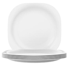 Prato Raso De Vidro Opaline 27cm Plaza 6 Unidades - Nadir 5546