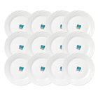 Prato Raso De Vidro Opaline Jasmim 26cm 12 Unidades - Nadir 5