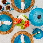 Prato Raso Em Cerâmica, Azul Caribe- Lê Creuset