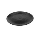 Prato Raso Em Cristal Wolff Dots 28cm Preto