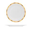 Prato Raso Em Porcelana Lyor Bambu 27 5cm Branco