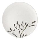 Prato Raso Estampa Folhado Lilás 26cm