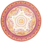 Prato Raso Estampa Mosaico Ø26cm