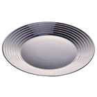 Prato Raso Harena 27cm Vidro Temperado Preto Luminarc 5843