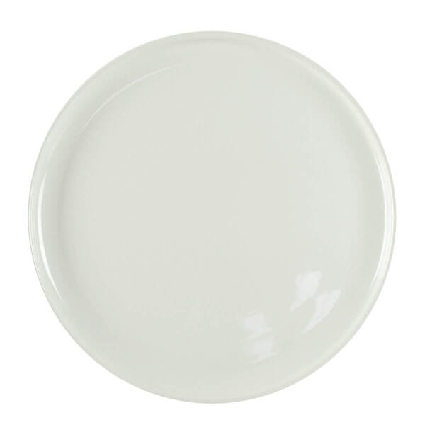 Prato Raso Jantar Porcelana 27cm Cinza