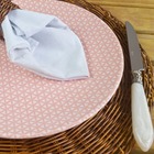 Prato Raso Jantar Porcelana Merci 25cm Rosa