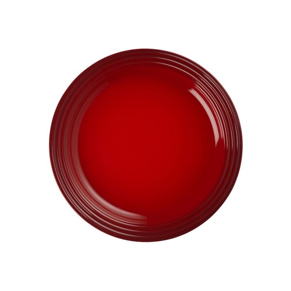 Prato Raso Le Creuset 27cm Cerâmica Redondo Vermelho