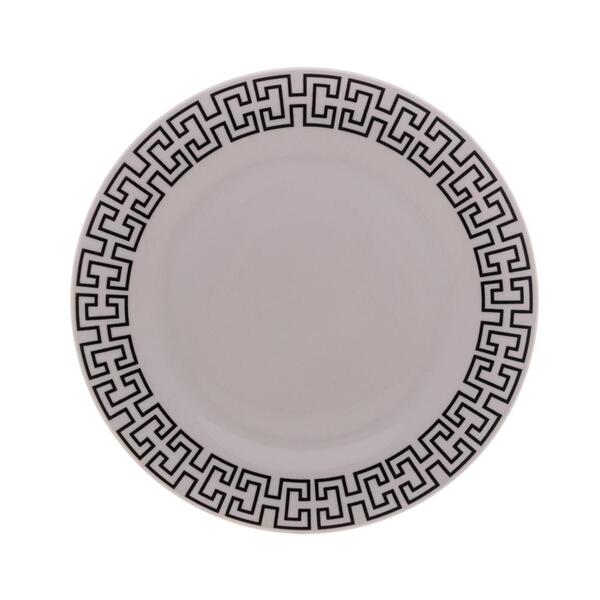 Prato Raso Lyor Egypt De Porcelana 26,5cm