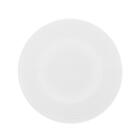 Prato Raso Lyor Harena Branco De Vidro Opalino 25cm