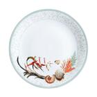 Prato Raso Mar Tropical Bromelia 27 Cm   Home Style By Patbo