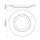 Prato Raso Maria Augusta Em Porcelana 28 Cm Tramontina