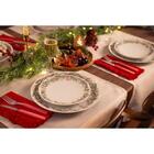 Prato Raso Noite Feliz Em Porcelana Decorada 21 Cm Tramontina