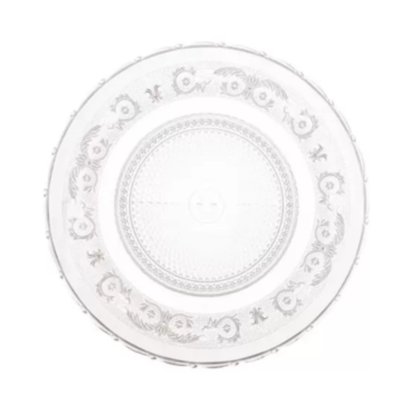 Prato Raso P/bolo De Vidro Sodo-calcico Angel 30x30x2 5cm