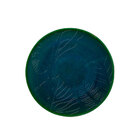 Prato Raso Porcelana Com Esmalte Reativo 28 Cm Verde Tropical