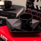 Prato Raso Quartier Preto 26,5x26,5cm Black - Oxford