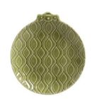 Prato Raso Relevado Christmas Eve Verde