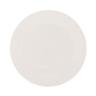Prato Raso Sobremesa De Porcelana Branca Clean 20,5cm