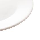 Prato Raso Sobremesa De Porcelana Branca Clean 20,5cm