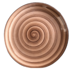 Prato Raso Sofisticado 27cm Porcelana Spiral Porselen Mesa Po