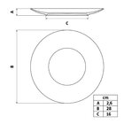 Prato Raso Tramontina Atena Porcelana Decorada 28cm