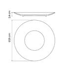 Prato Raso Tramontina Itaúnas Em Porcelana Decorada 25 Cm