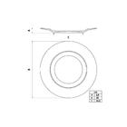 Prato Raso Tramontina Lilla Em Porcelana Decorada 28 Cm