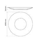 Prato Raso Tramontina Maragogi Em Porcelana Decorada 25 Cm