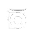 Prato Raso Tramontina Maragogi Em Porcelana Decorada 25 Cm