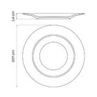 Prato Raso Tramontina Marie Em Porcelana Decorada 27cm