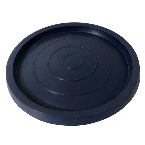 Prato Redondo 34cm p/ Vasos De Chão Polietileno Azul