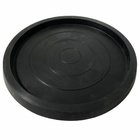 Prato Redondo 34cm p/ Vasos De Chão Polietileno Preto