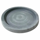 Prato Redondo Cinza para Vasos de Chão