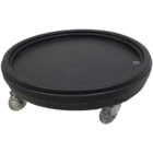 Prato Redondo Com Roda  25cm Preto - Alpe & Aritana