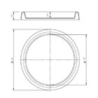 Prato Redondo Para Vaso 35 Japi